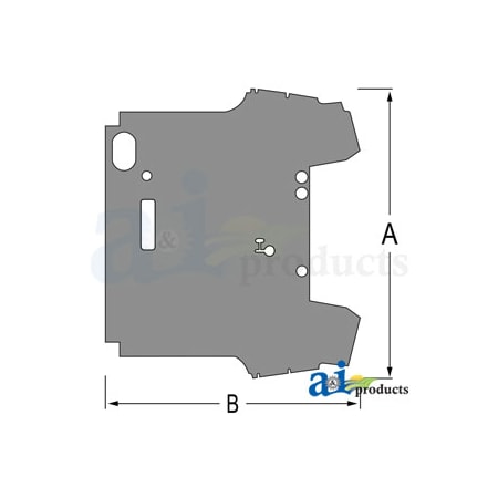 A & I Products Floor Mat 37" x7" x7" A-CFM470